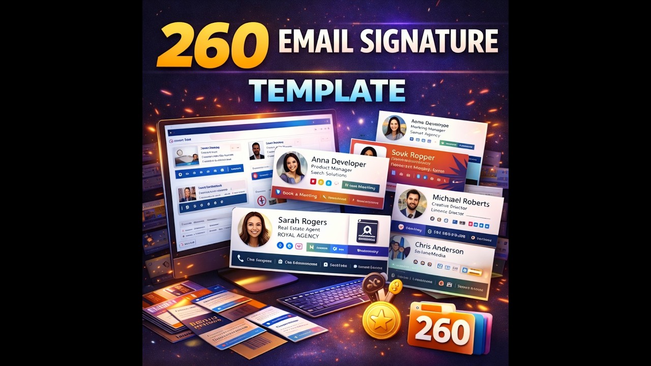 260 Email Signature Templates to Make Your Emails Stand Out