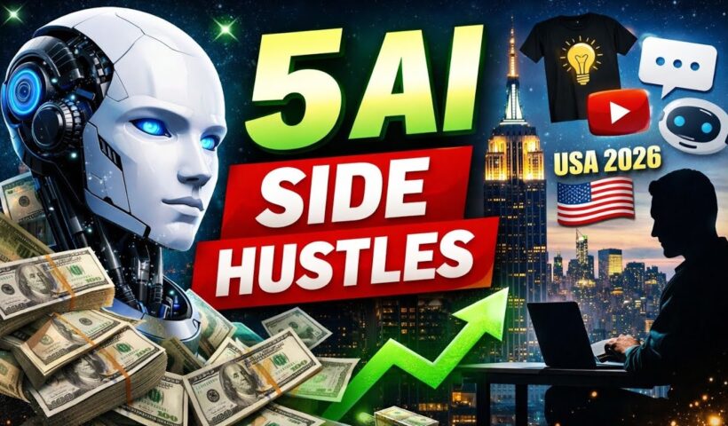 5 AI Side Hustles Americans Use to Make $10K/Month (2026 Step-by-Step Guide)
