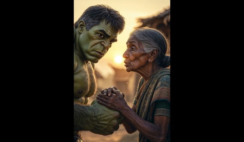 ek gaon mein ek Hulk #hulk #aivideo #viral
