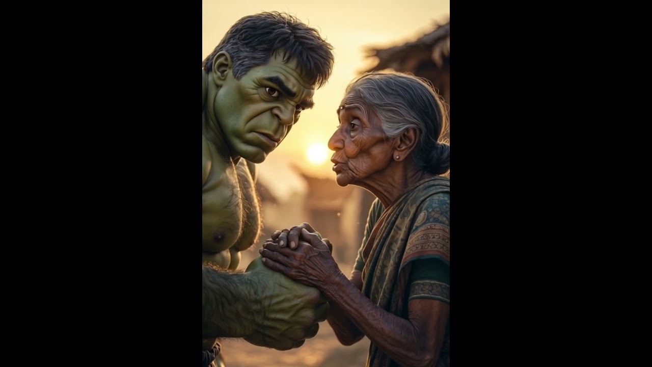 ek gaon mein ek Hulk #hulk #aivideo #viral