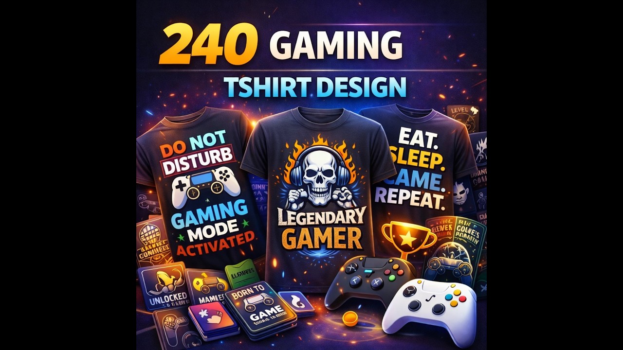 240 Gaming T-Shirt Designs That Every Gamer Will Love 1 240 Gaming T-Shirt Designs That Every Gamer Will Love