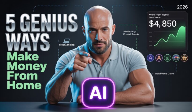 5 Genius Ways to Make Money From Home in 2026 | AI Money-Making Methods