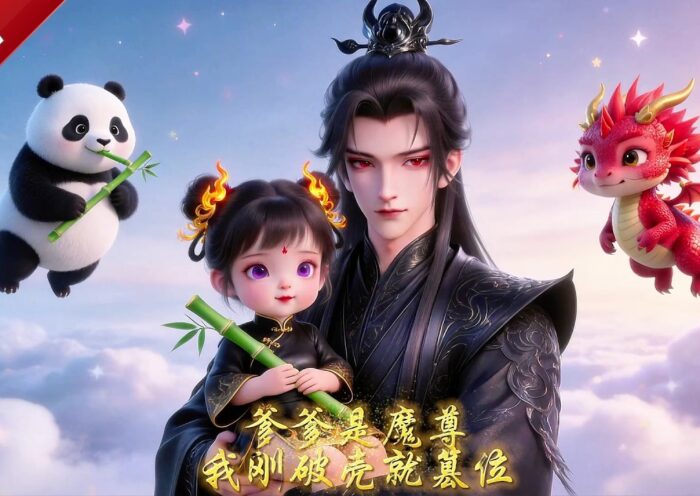 【FULL】《爹爹是魔尊，我剛破殼就篡位》魔尊渡劫失敗誕下黑金魔蛋，三百年後孵出三歲女娃，開口就要搶奪魔尊之位。她左手奶瓶右手滅世魔焰，記憶混亂卻實力爆錶！ #AI #漫劇 #動漫 #無盡動漫社