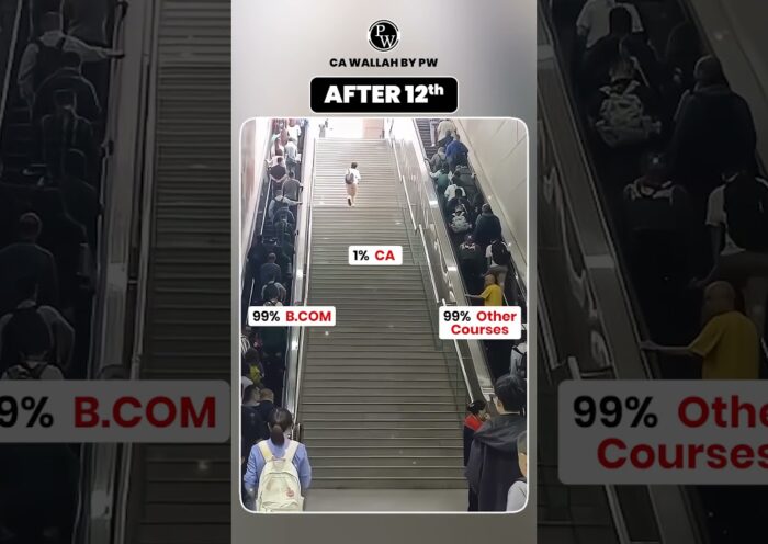 Commerce Students After Class 12th😀 #Shorts #CA #PW