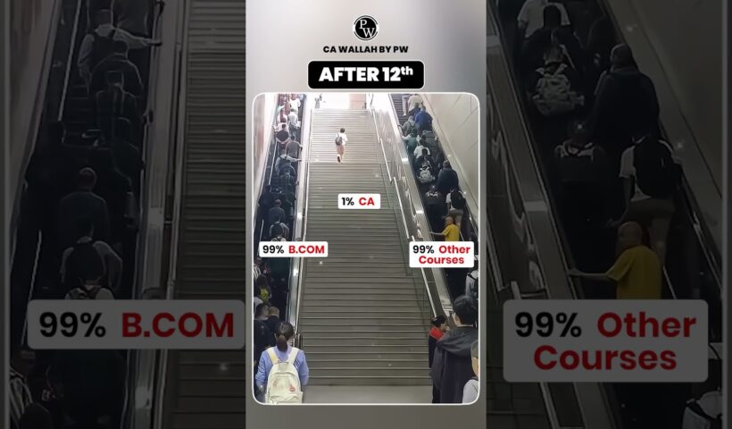 Commerce Students After Class 12th😀 #Shorts #CA #PW