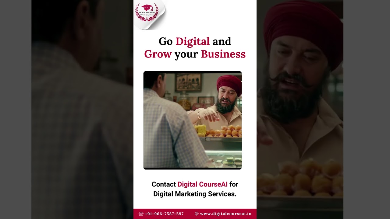 📈 Go Digital & Grow Your Business with Digital CourseAI | Digital Marketing Agency #shorts