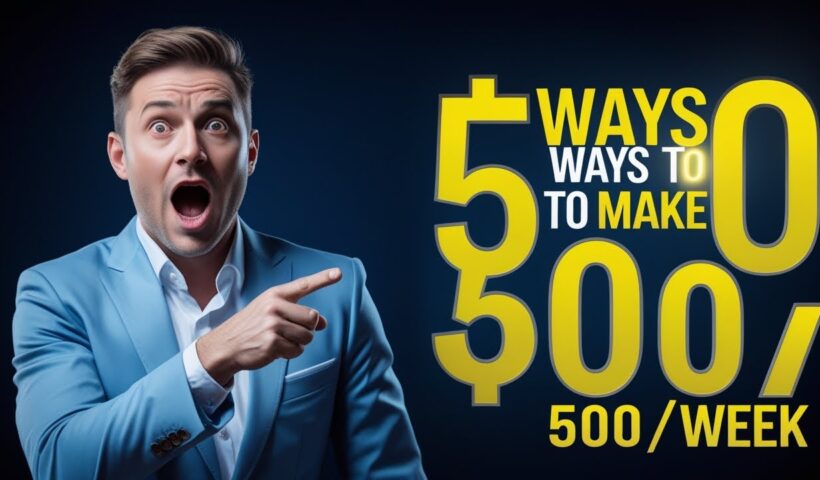 5 Ways to Make $500/Week With Claude AI in 2024