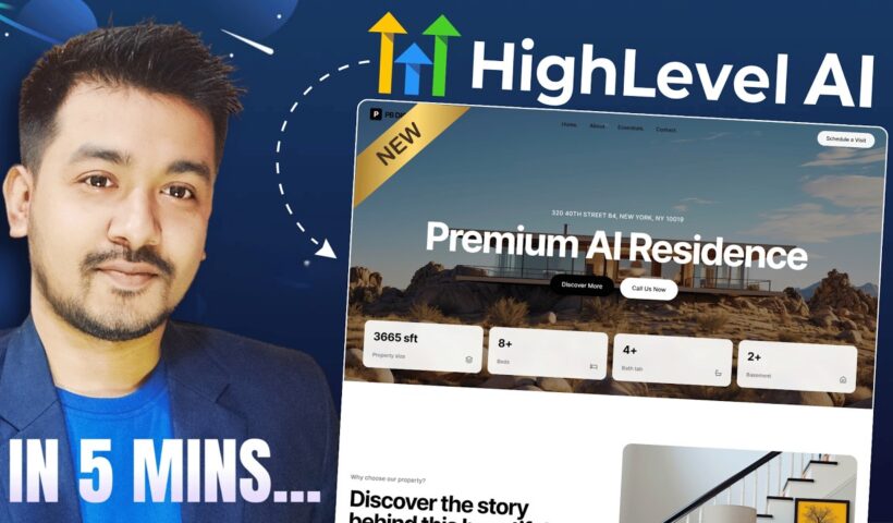 GoHighLevel AI Studio Tutorial 2026 — Build a Website in 5 Minutes
