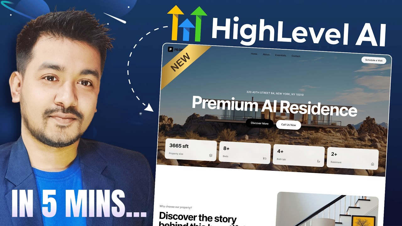 GoHighLevel AI Studio Tutorial 2026 — Build a Website in 5 Minutes