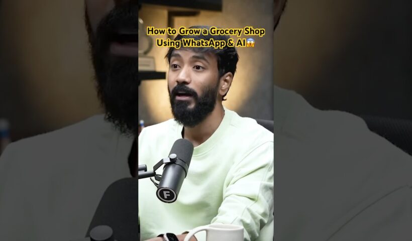 How to Grow a Grocery Shop Using WhatsApp & AI | Vaibhav Sisinty Strategy #viralshorts #yt