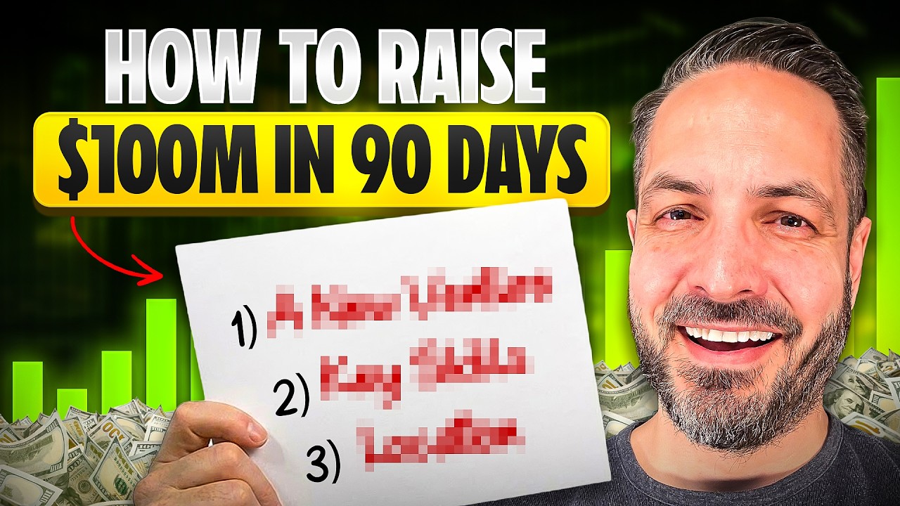 How to Fund Raise $100M of Capital in 90 Days!