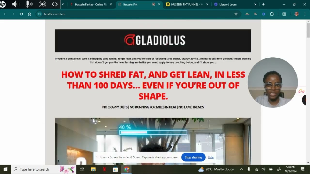 Watch me build Hussein Fht sales funnel from scratch.(for free)