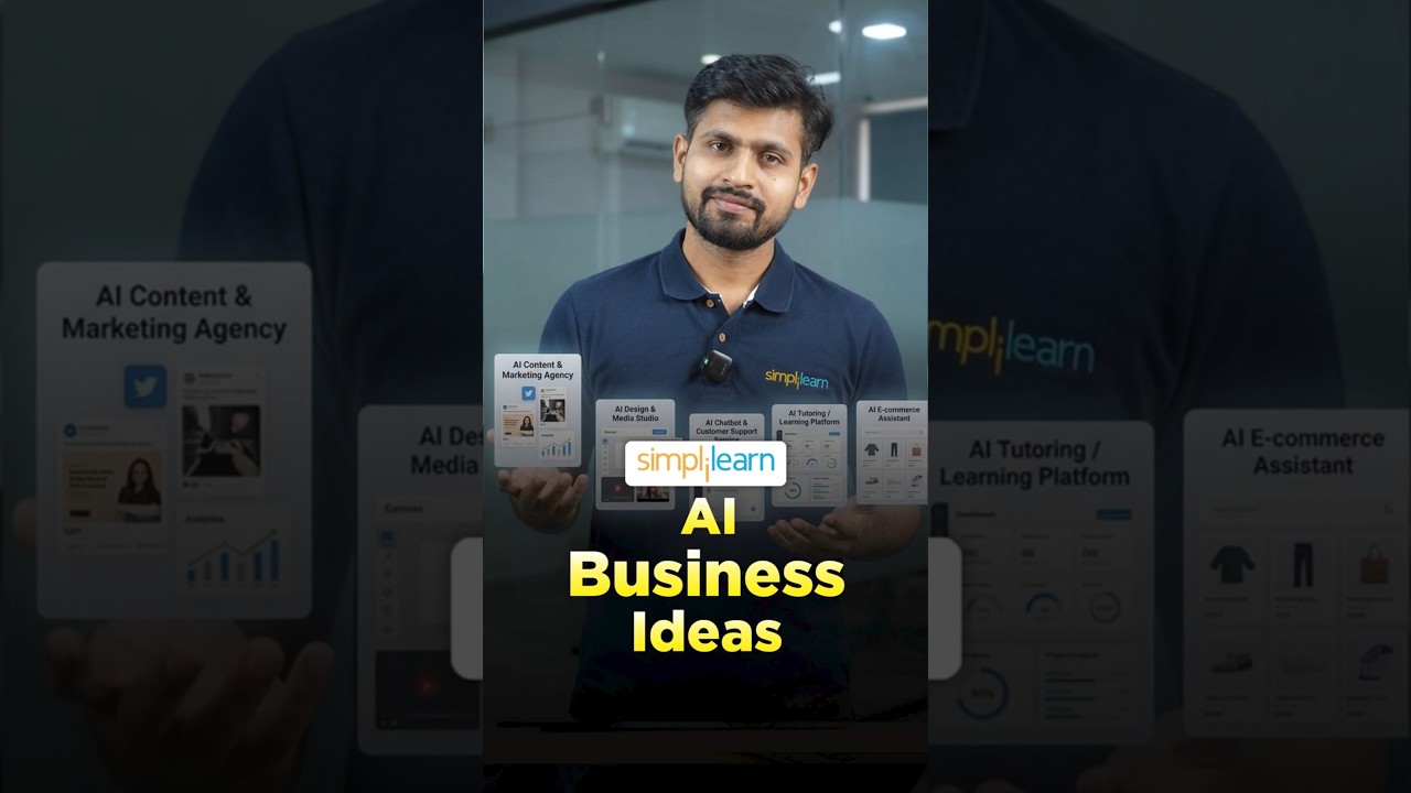 🔥Top AI Business Ideas for 2026 #shorts #simplilearn 1 🔥Top AI Business Ideas for 2026 #shorts #simplilearn