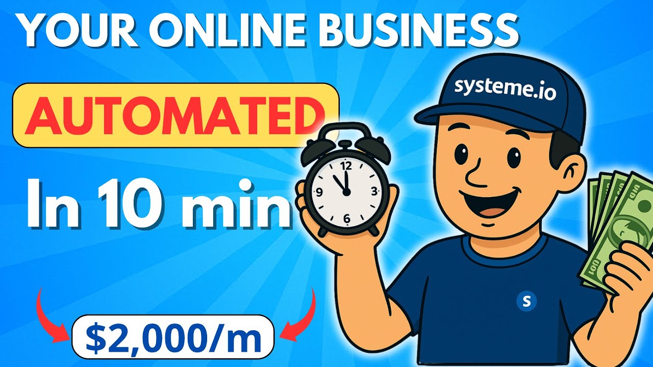 Automate Your Online Business in 10 Min with Systeme.io (Funnel + Emails = $2,000/Month) 1 Automate Your Online Business in 10 Min with Systeme.io (Funnel + Emails = $2,000/Month)