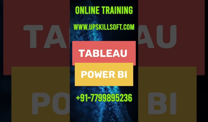 Power BI TABLEAU Online Training #powerbi #powerbitraining #tableau #businessanalytics