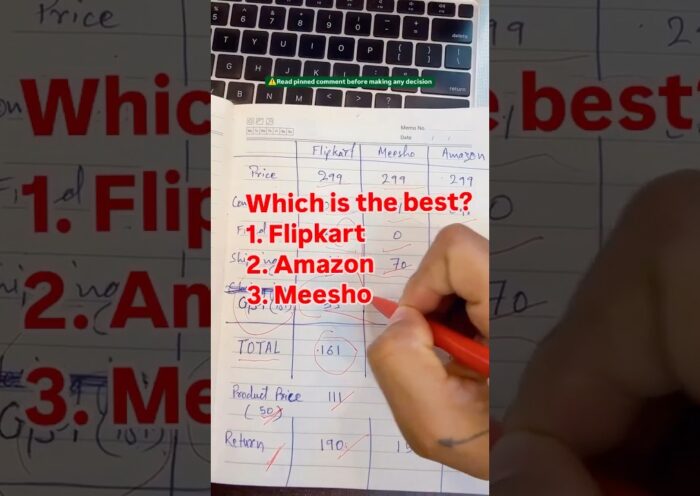 Flipkart, amazon, Meesho profit comparison. Most profitable marketplace in india? 6 Flipkart, amazon, Meesho profit comparison. Most profitable marketplace in india?