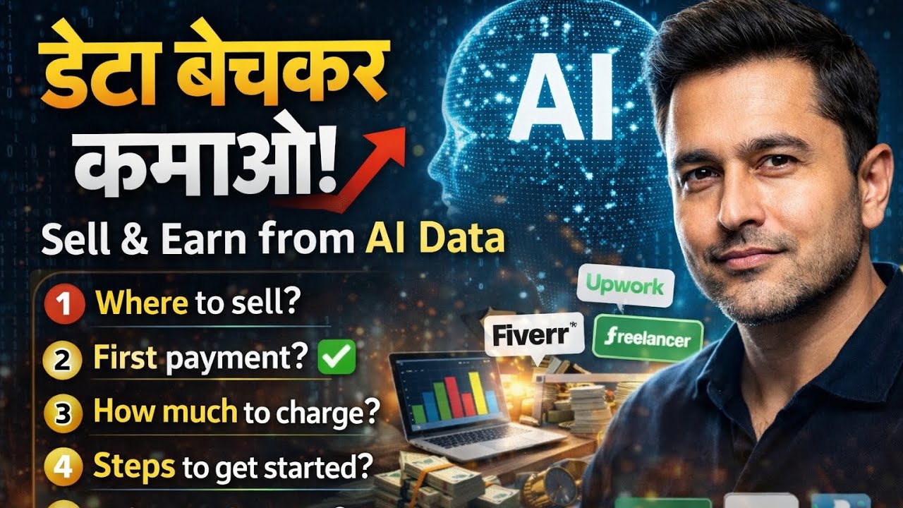 AI Data Selling Masterclass 2026🔥Online Income Ka Complete Business Training (Beginner to Advanced)