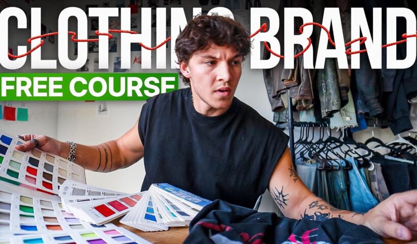 Starting a Clothing Brand in 2026 is Simple, Actually (FREE COURSE)