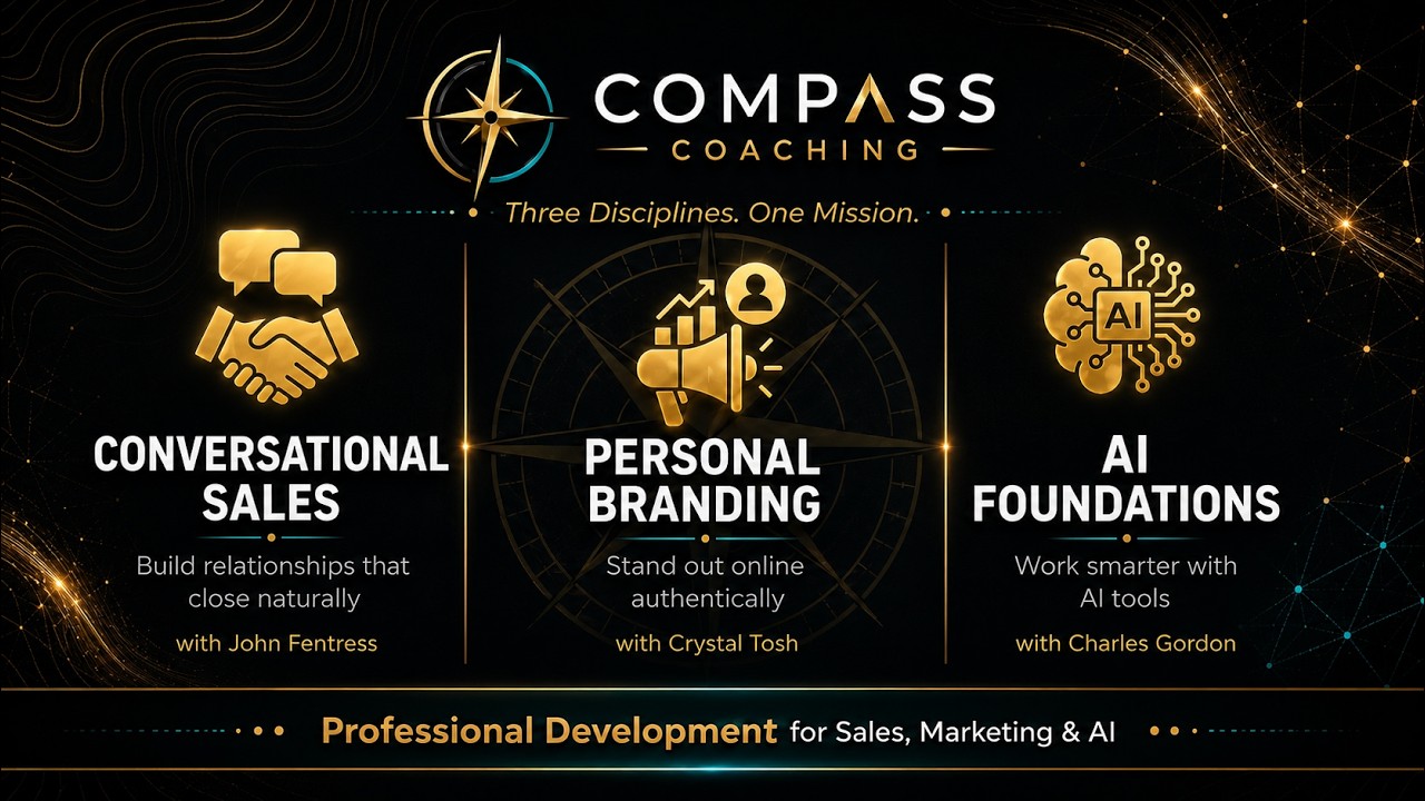 Grow Your Business | Weekly AI, Sales & Marketing Coaching - Compass Coaching Online