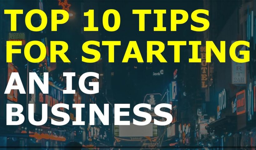 How to Start an IG Business | Free IG Business Plan Template Included
