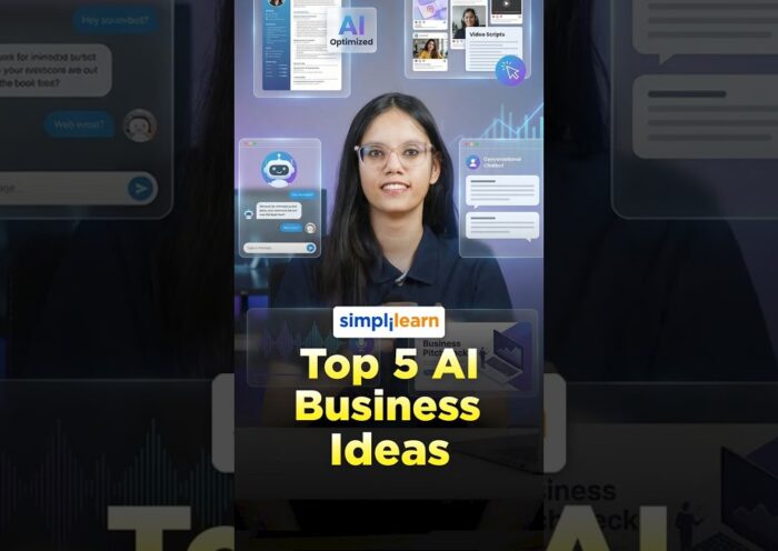 Top 5 AI Business Ideas 2026 | Top AI Businesess To Start With No Investment | #Shorts #Simplilearn 31 Top 5 AI Business Ideas 2026 | Top AI Businesess To Start With No Investment | #Shorts #Simplilearn