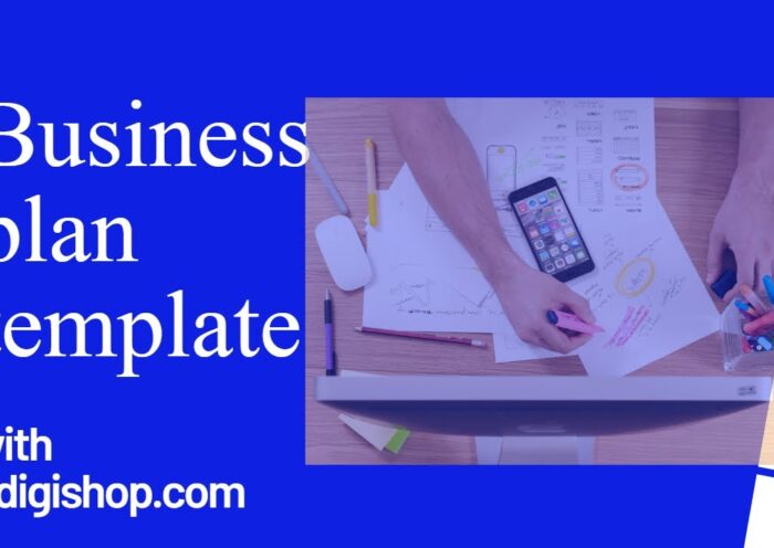 Business Plan Template | Digital Products I Business Templates | eBook