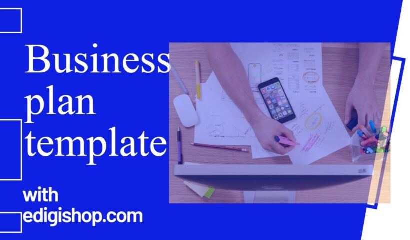 Business Plan Template | Digital Products I Business Templates | eBook
