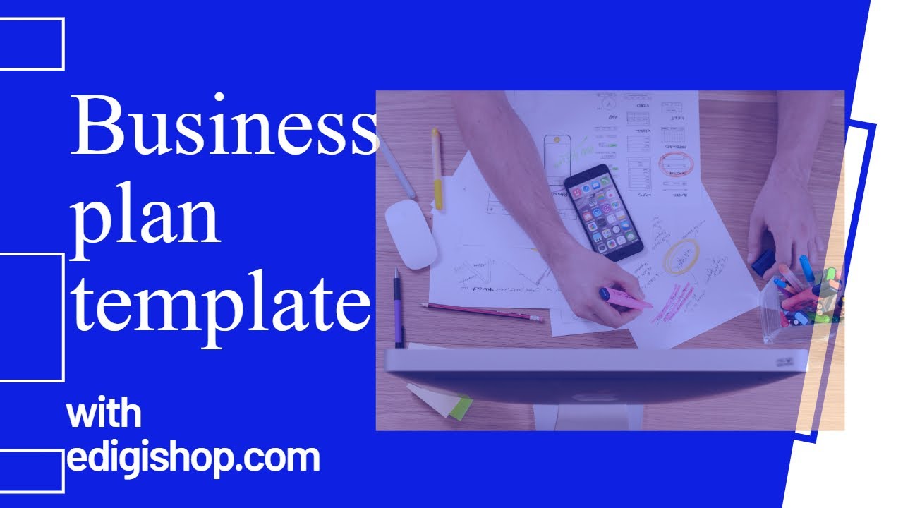 Business Plan Template | Digital Products I Business Templates | eBook