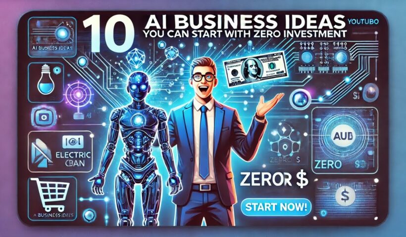 10 AI Business Ideas You Can Start with ZERO Investment 🚀 | Make Money with AI in 2024 💡
