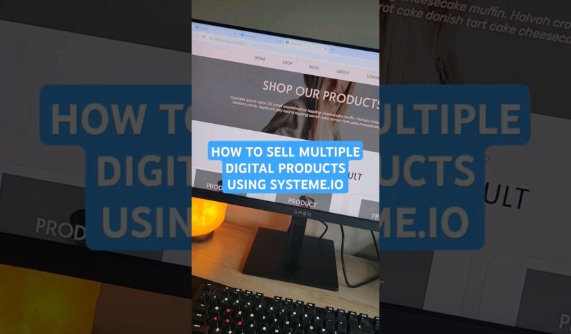 How to sell multiple digital products using systeme.io #systemeio #digitalmarketing #digitalproducts