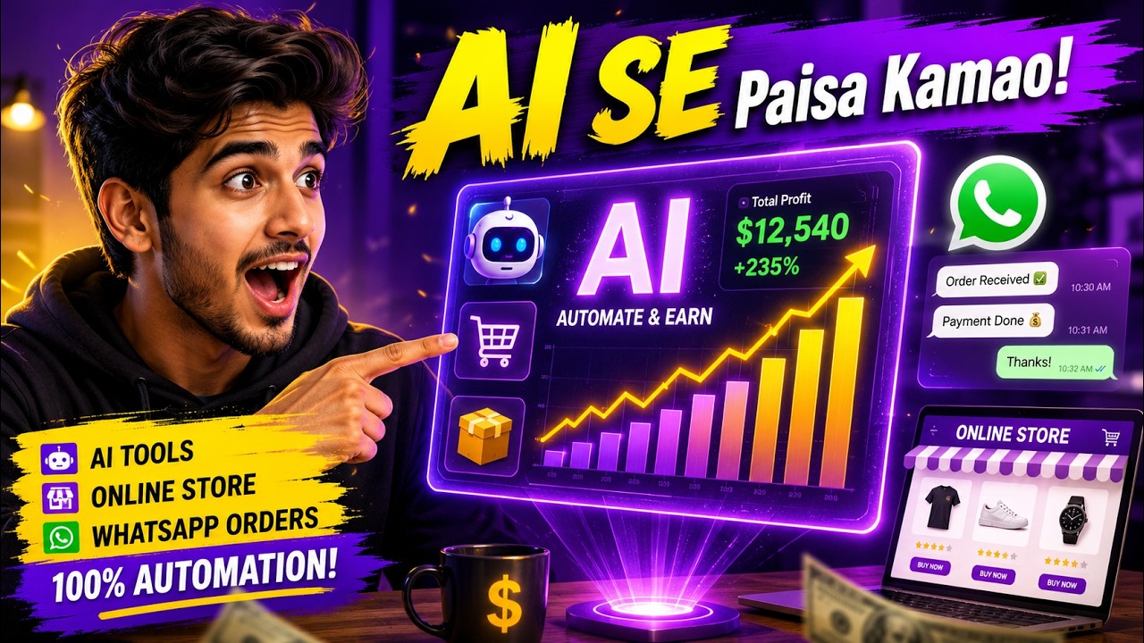 How to Make Money with AI in 2026 | AI Business Ideas + E-Commerce Automation (Full Guide) 1 How to Make Money with AI in 2026 | AI Business Ideas + E-Commerce Automation (Full Guide)