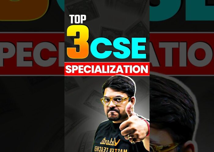 Top 3 CSE Specialization! High Growth Field #jee #jeemains #jeeadvanced #iit #iitjee #jee2025