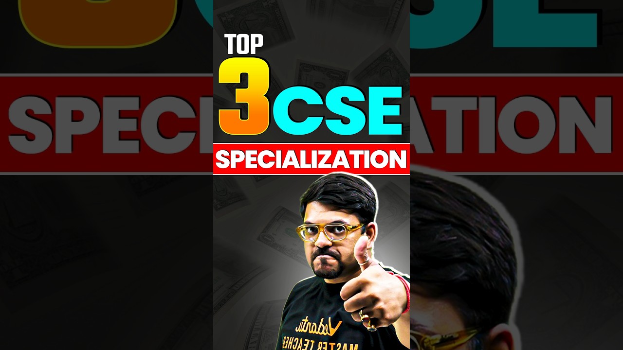 Top 3 CSE Specialization! High Growth Field #jee #jeemains #jeeadvanced #iit #iitjee #jee2025 1 Top 3 CSE Specialization! High Growth Field #jee #jeemains #jeeadvanced #iit #iitjee #jee2025