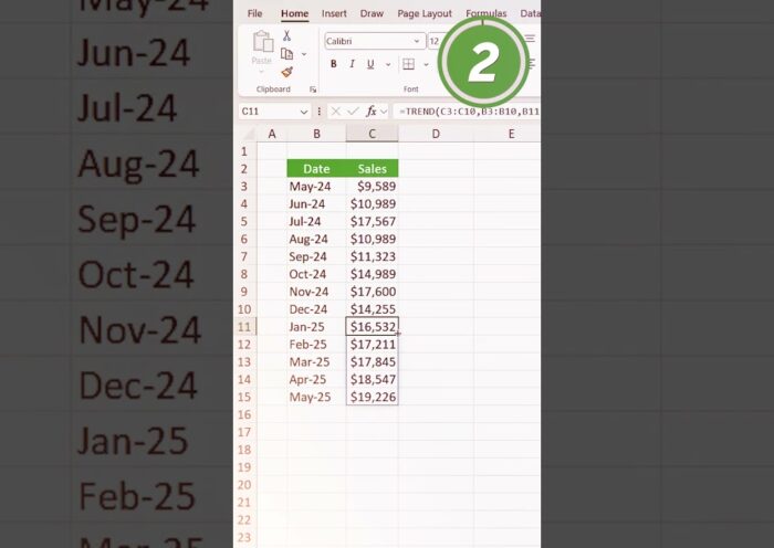 3 Forecasting Methods in Excel
