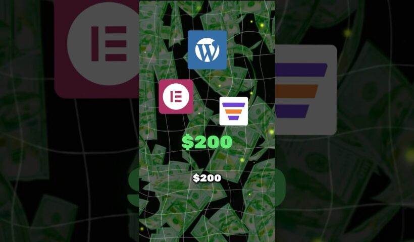 Easiest and Cheapest way to Create a Sales Funnel #SalesFunnel #WordPress #Elementor #WebsiteBuilder