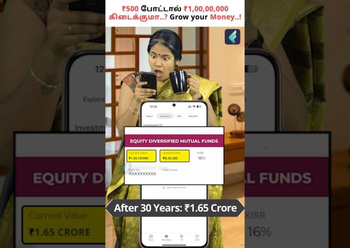 How to Grow ₹500 into ₹1 Crore with Smart Investments 💸📈 #investment