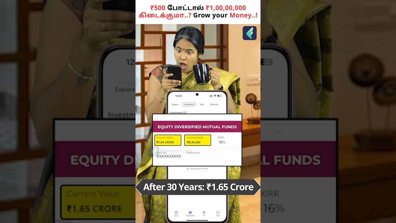 How to Grow ₹500 into ₹1 Crore with Smart Investments 💸📈 #investment