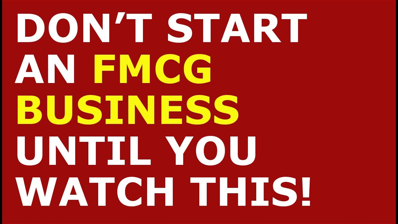 How to Start an FMCG Business | Free FMCG Business Plan Template Included
