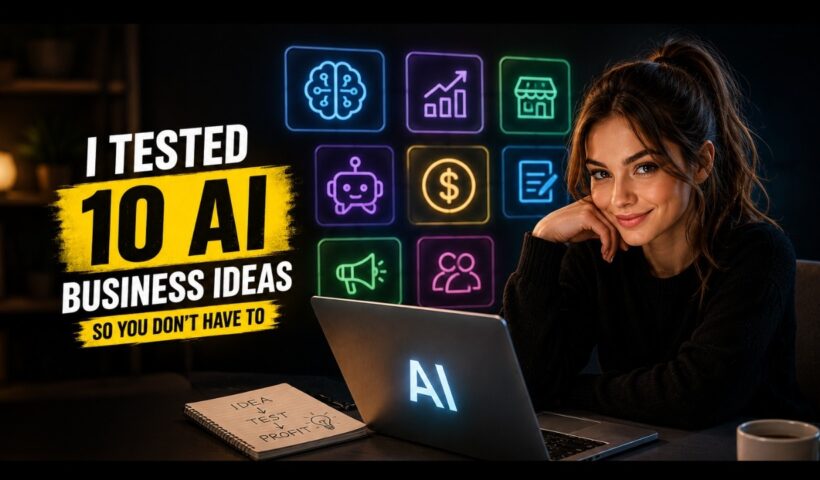I Tested 10 AI Business Ideas So You Don’t Have To