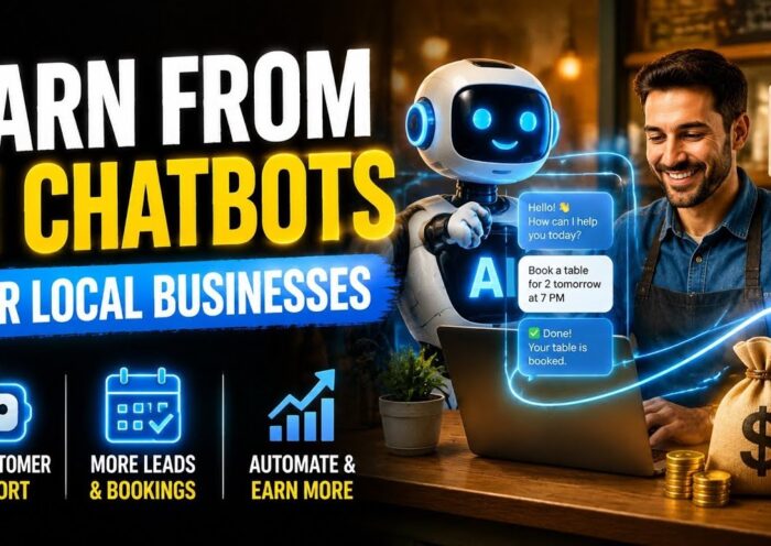 Earn from AI Chatbots for Local Businesses 🤖💰 | AI Business Opportunity