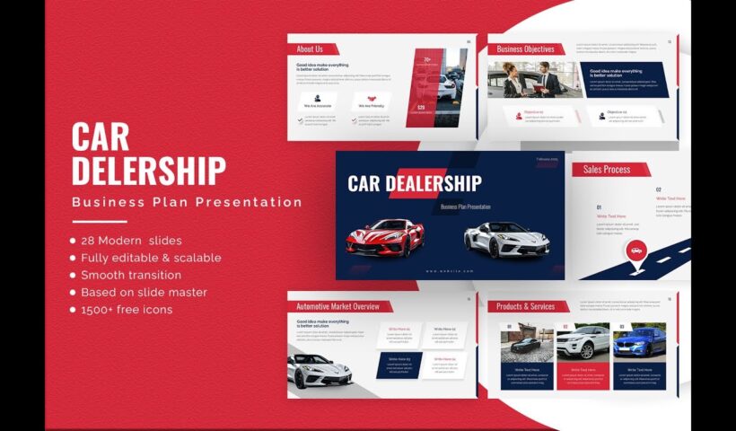 Car Dealership Business Plan Presentation Template
