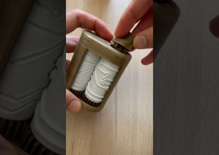 3D Printed Business Card Embosser Roller PCB Style