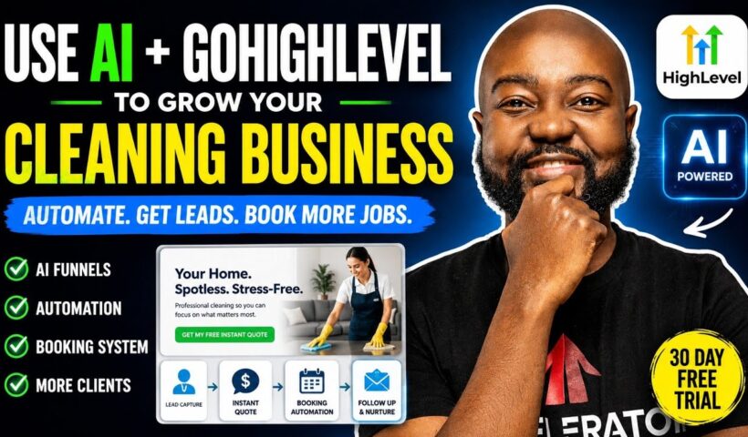 I Used AI to Build a Cleaning Business Sales Funnel That Gets Jobs in 15 Minutes (Steal This)