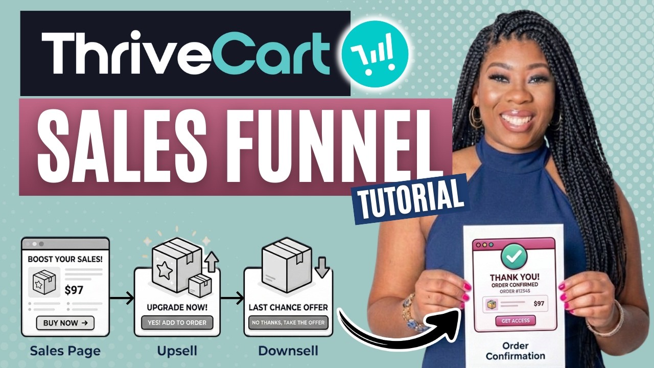 Increase Your Average Order Value with a Low-Tech Sales Funnel | ThriveCart Tutorial