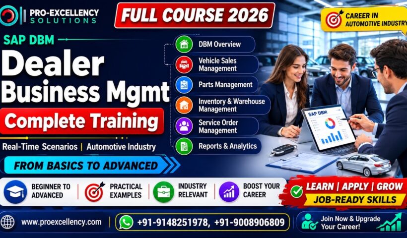 SAP DBM Online Training | Dealer Business Management Full Course