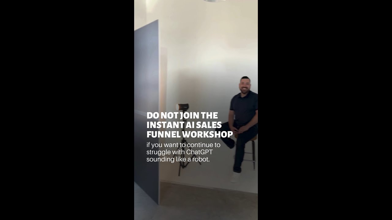 Instant AI Sales Funnel Workshop #shorts