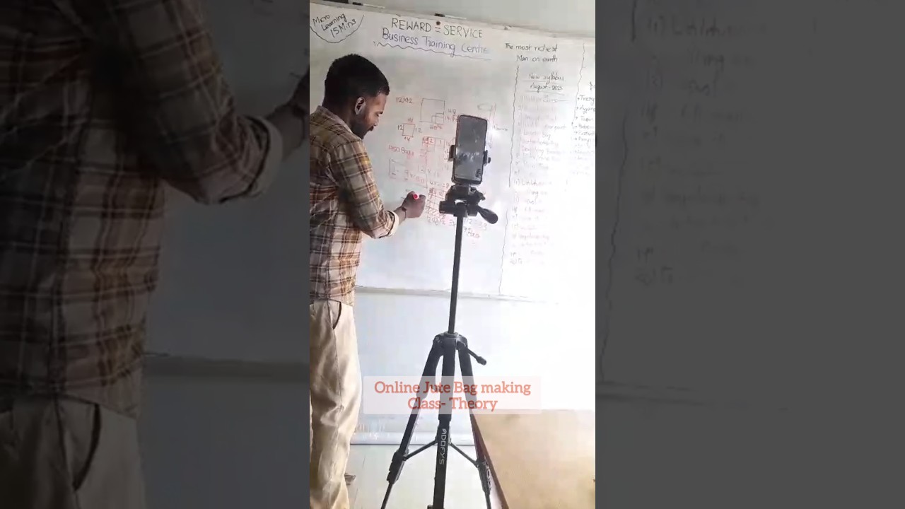Online Jute bag Making Class- Theory Class - Jute Bag Business Training centre