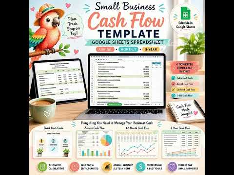 Small business Cash flow Google sheer template#etsyshop #smallbusiness #smallbusinessideas #shorts